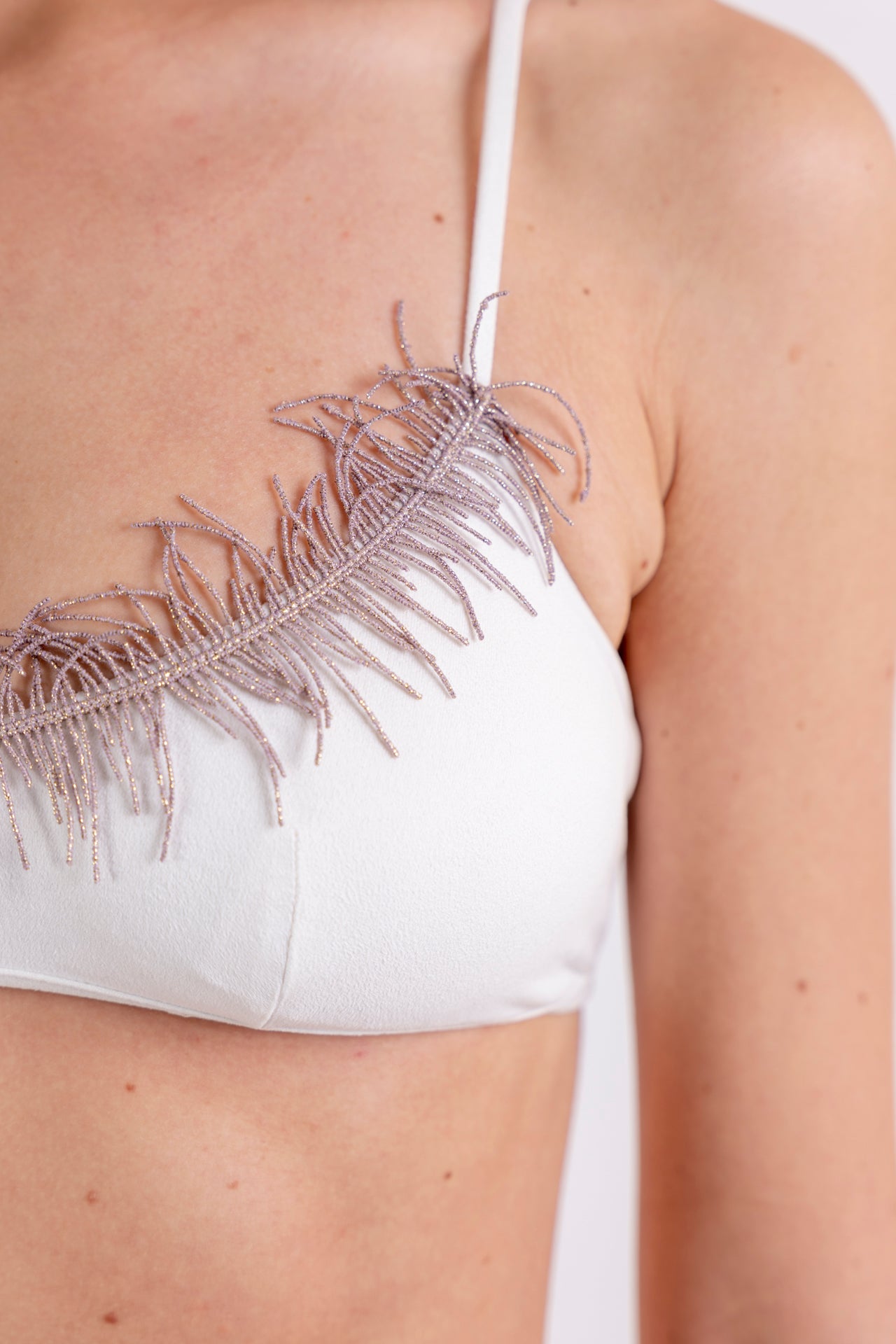 Brassiere White Pearl